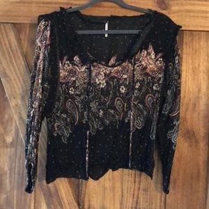Free people crop blouse
